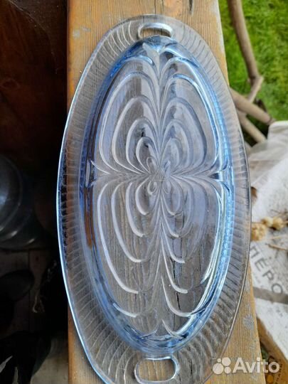 Селедочница стекло СССР