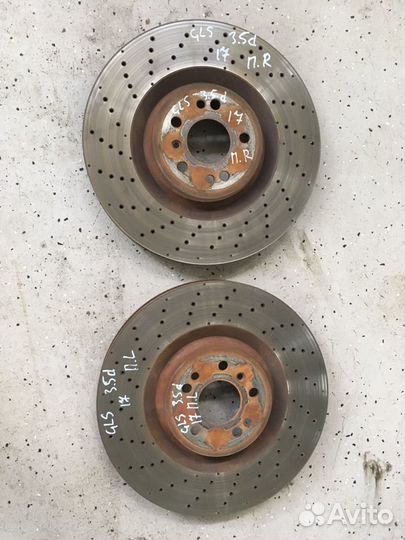 Тормозные диски передние Mercedes GLS 166 X166