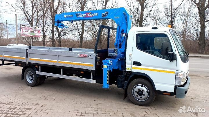 Бортовой грузовик Mitsubishi Fuso Canter с КМУ Tadano, 2014