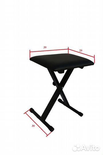 Банкетка стул пианиста складной новый