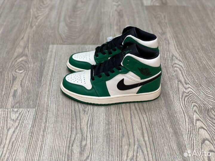 Кроссовки Air Jordan 1 Pine Green (36-45)