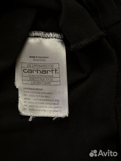 Лонгслив carhartt wip