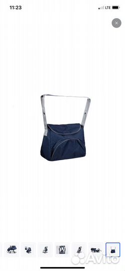 Санки-коляска Galaxy - Glory (GG), Темно-Синий