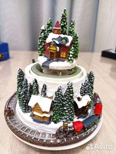 Новогодний шар, с подстветкой и музыкой