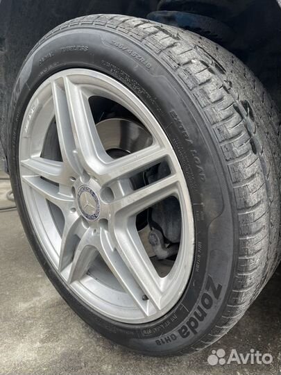 Оригинальные диски Mercedes с резиной 245/45r18