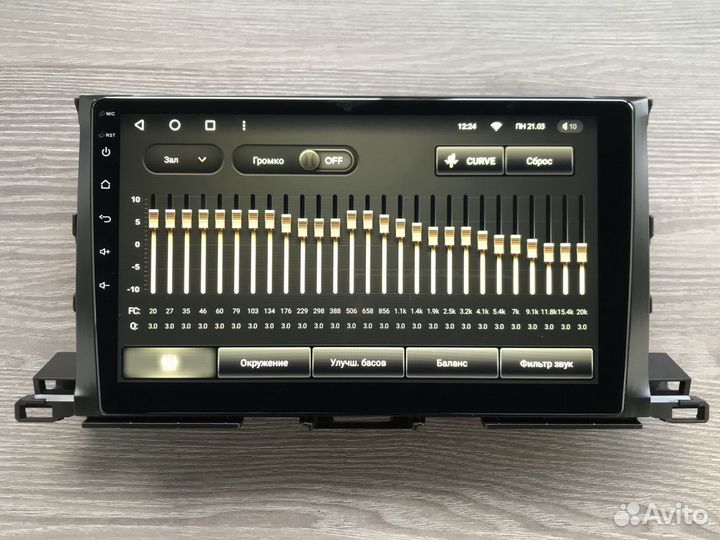 Магнитола Toyota Highlander 3 XU50 Teyes CC3