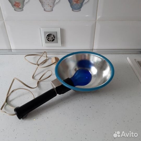 Синяя лампа лечебная для прогревания СССР рабочая