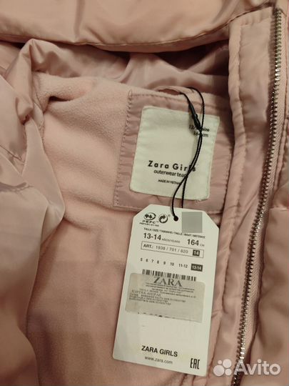 Куртка Zara пуховик весна оригинал