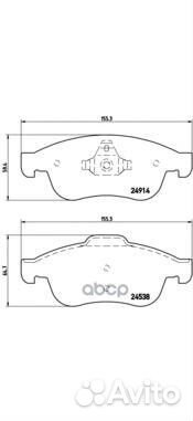 Колодки тормозные renault duster 10/fluence 10