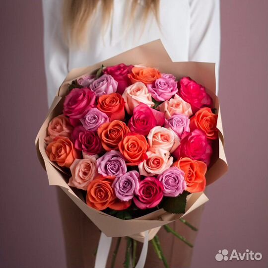 Букет из роз, 25 шт с доставкой в Севастополе
