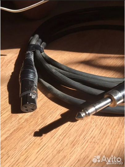 Зимний аудио кабель xlr - jack 6.3