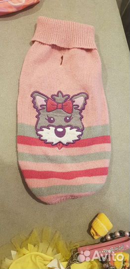 Свитер, платье, носки для маленьких собачек