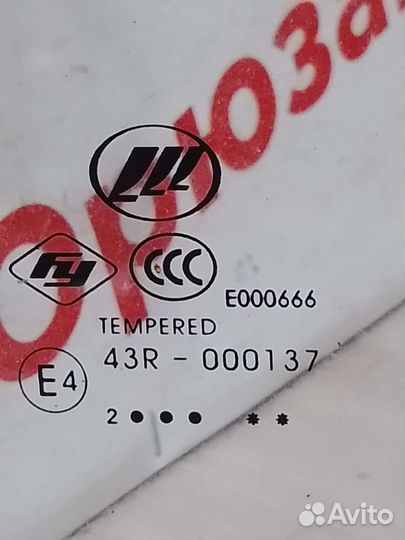 Стекло задней правой двери Lifan Solano