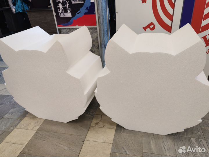 Изготовление фигур из пенопласта