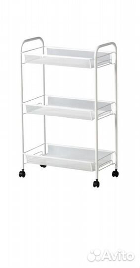 Тележка косметологическая, белый, 26x48x77 см