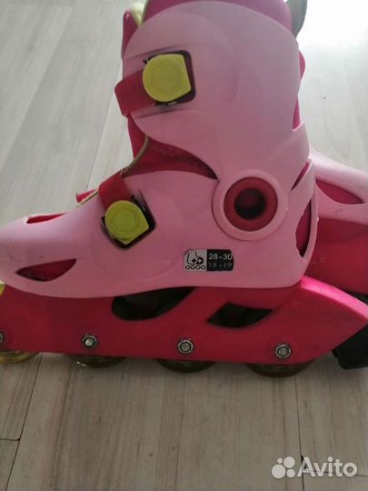 Роликовые коньки детские раздвижные
