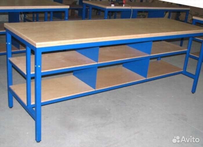 Стол, верстак в гараж. Стеллажи, кронштейны