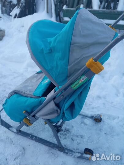 Коляска санки