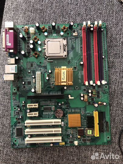 Материнская плата на 775 сокете + процессор