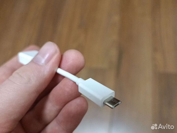 Переходник/адаптер asus: USB - microUSB, белый