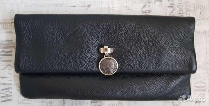 Клатч натуральная кожа