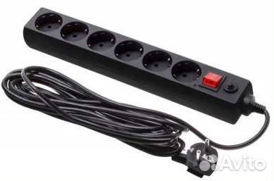 Сетевой фильтр Defender с выключателем