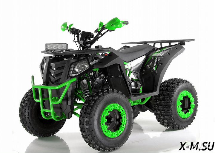 Квадроцикл wels EVO X2 200cc черно-зеленый