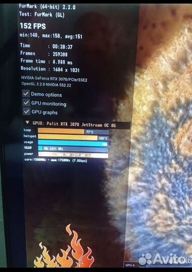 Palit nvidia GeForce RTX 3070 gamingpro 8G