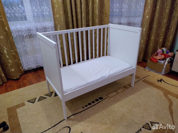 Кроватка детская IKEA sundvik 120x60