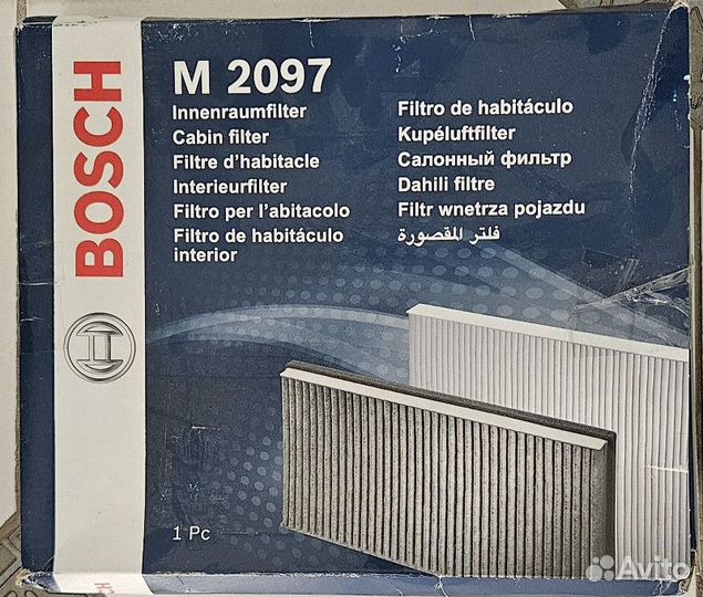 Салонный фильтр bosch M 2097