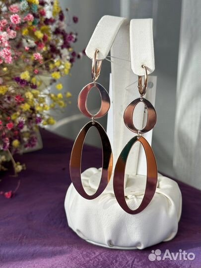 Серьги серебро 925