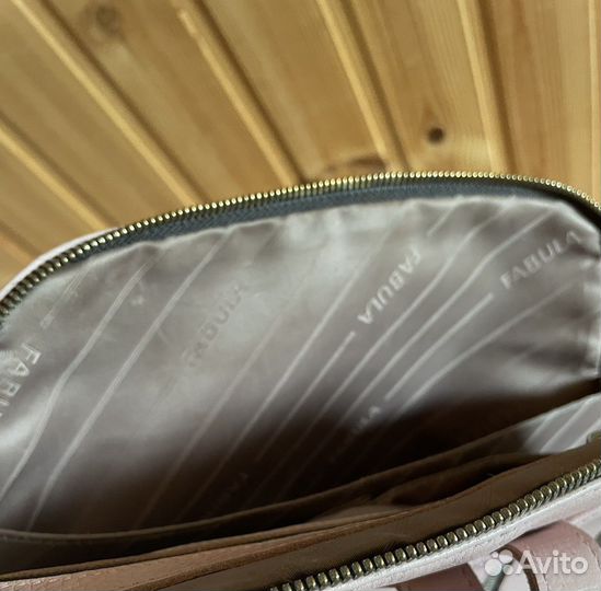 Рюкзак розовый женский кожаный