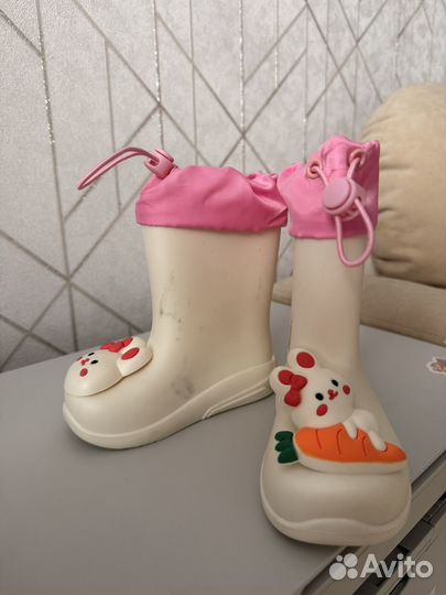 Детские резиновые сапоги 24 размер