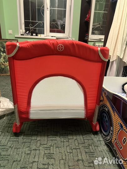 Детская кроватка манеж с матрасом