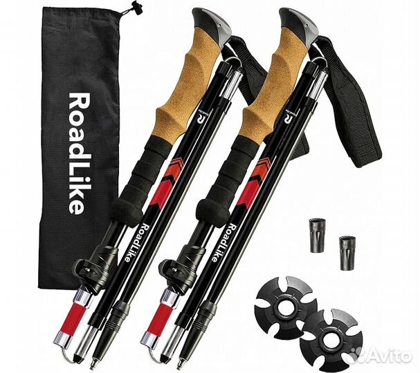 Палки для скандинавской ходьбы RoadLike Compact Кр