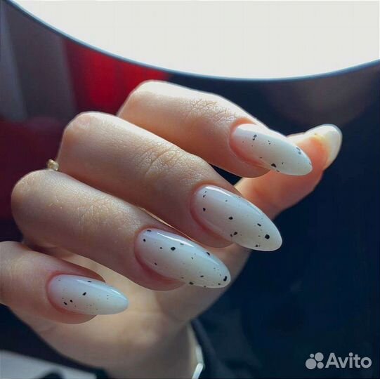 Наращивание ногтей, покрытие гель лаком