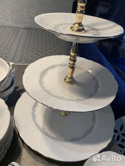 Чайный сервис белый