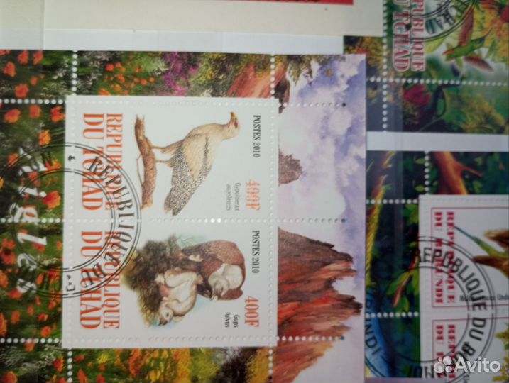 Почтовые блоки СССР марками