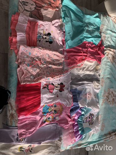 Вещи пакетом на девочку 92 98