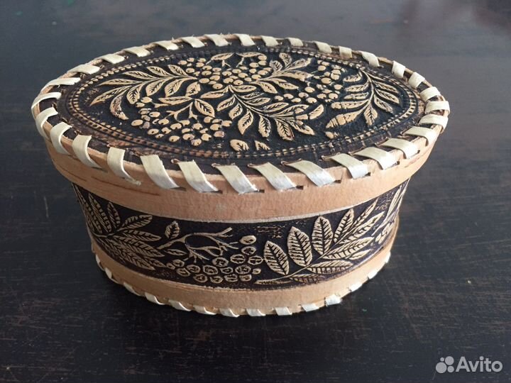 Шкатулка туесок из бересты