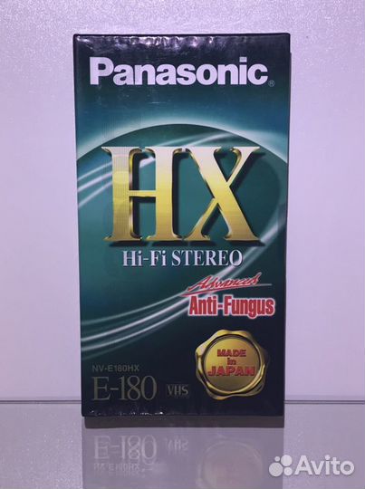 Видеокассета новая Panasonic HX E-180 VHS