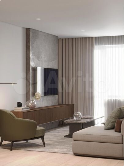 2-к. квартира, 56,5 м², 4/17 эт.