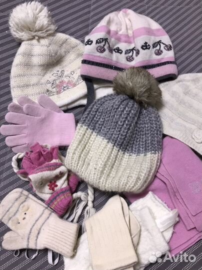 Шапки/перчатки 2-3г