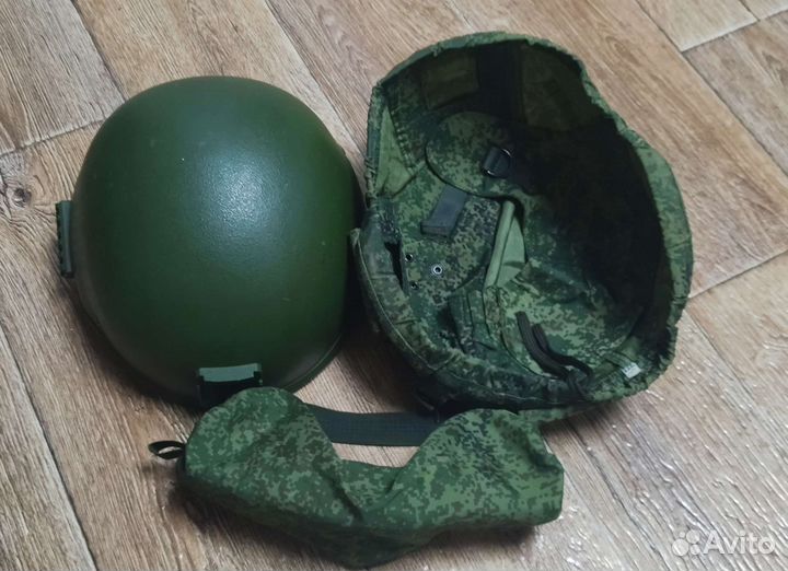 Шлем 6Б47+чехол+очки противоосколочные 6б50 (черн)