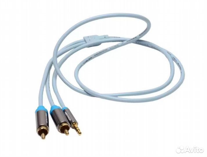 Кабель vention 3.5 jack-2RCA 1M