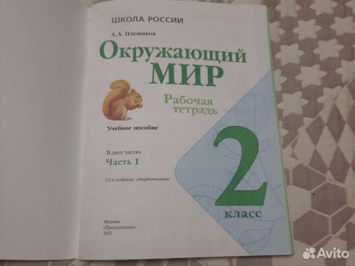 Рабочая тетрадь 2 класс Окружающий мир Плешаков