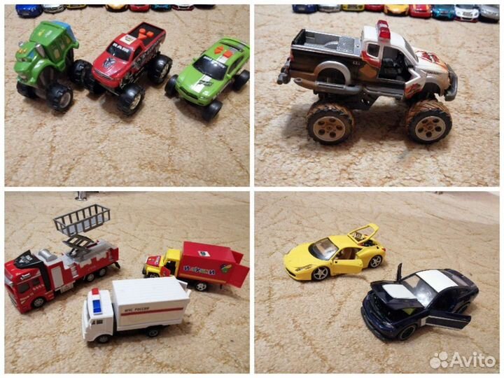 Машинки много