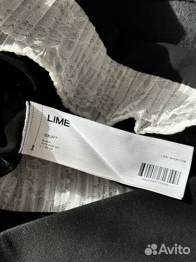 Юбка с кружевом Lime L 46/48 бу как Zara