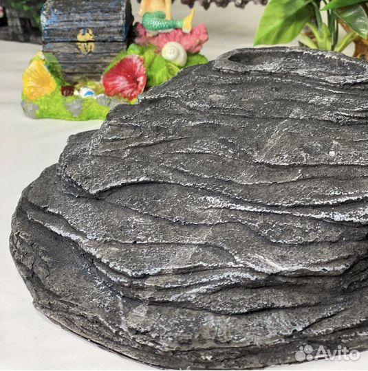 Декорация / грот для аквариума Камень круглый