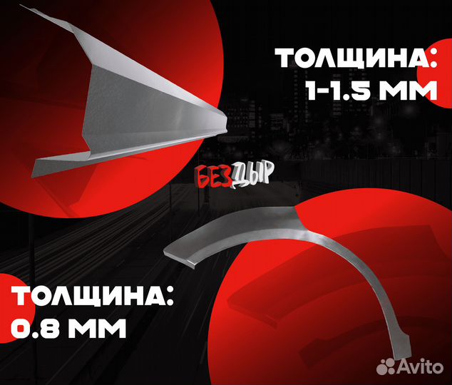 Пороги и арки Peugeot Boxer 3 250 Новомосковск